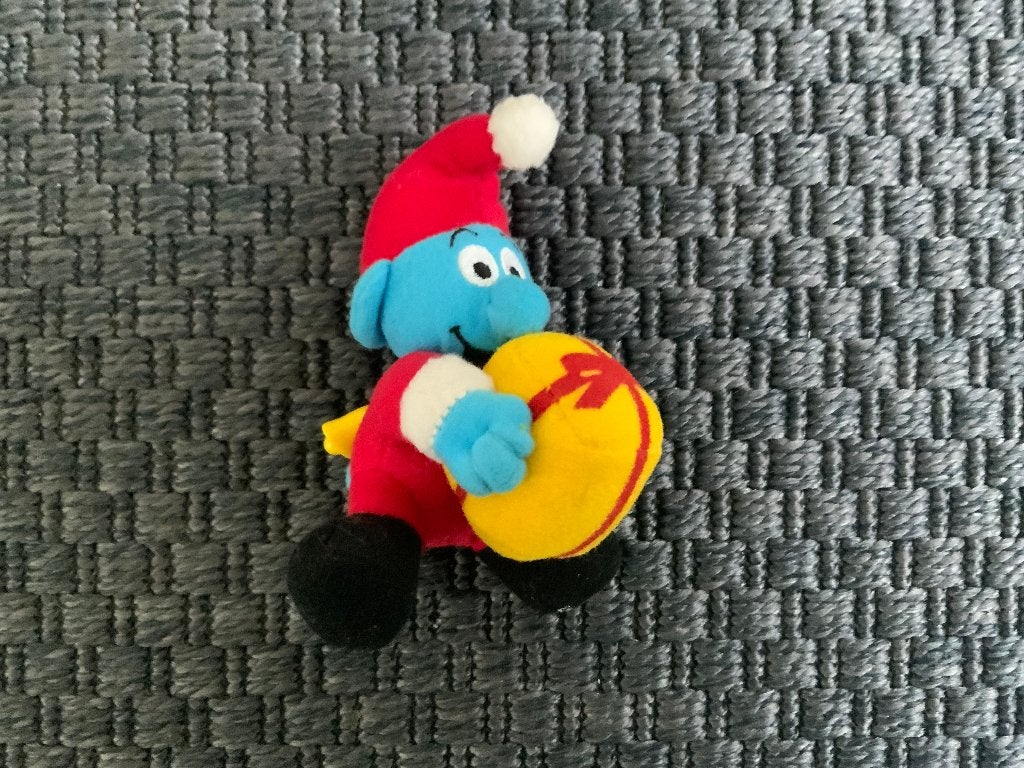 Vintage 2000 McDonalds Toy Smurf Pluche knuffel pop, Verzamelen, Ophalen of Verzenden, Zo goed als nieuw, Verschillende Smurfen