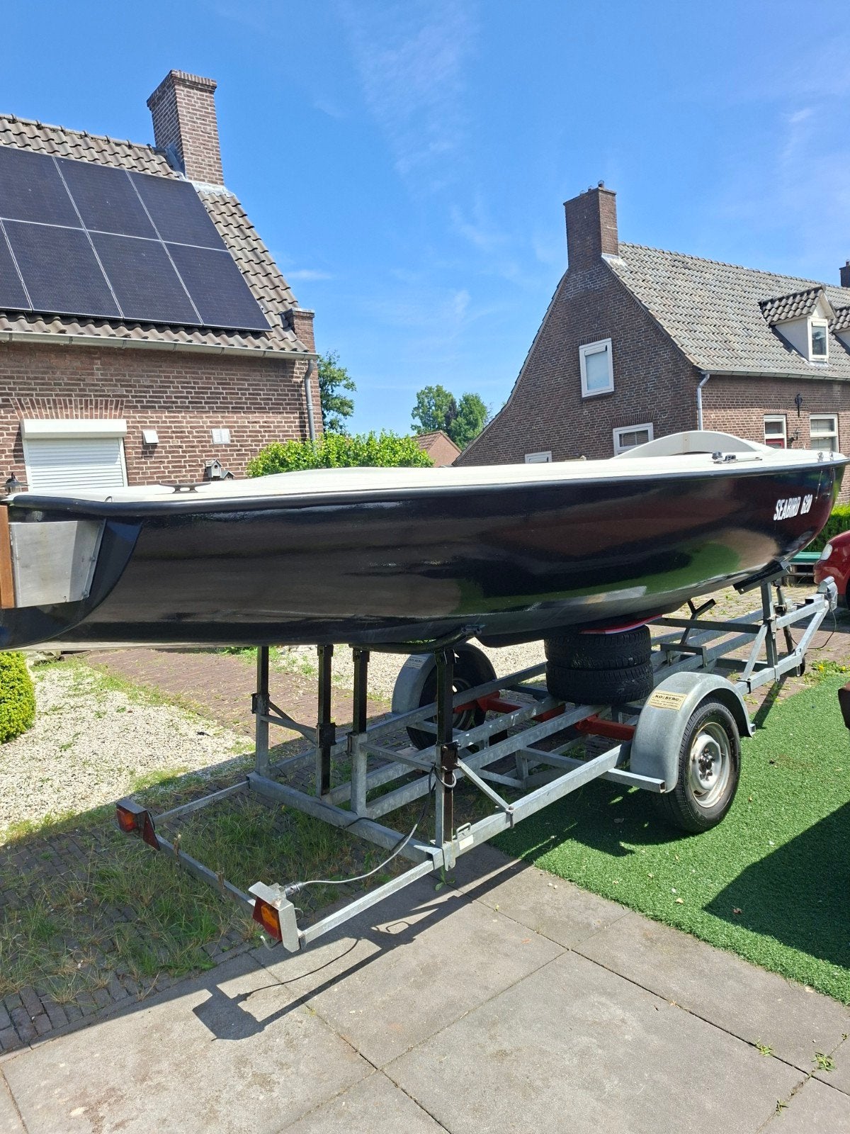 Barnegat 505 & Seabird 620 te koop met Trailer TEAB !!, Ophalen, Gebruikt, Roer, Buitenboordmotor