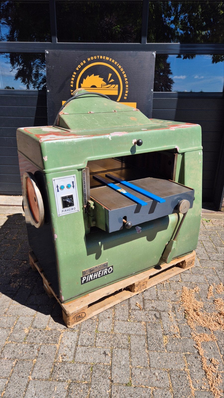 zware vandiktebank 63cm 4 mes 2 snelheden elektrische hoogte, Ophalen of Verzenden