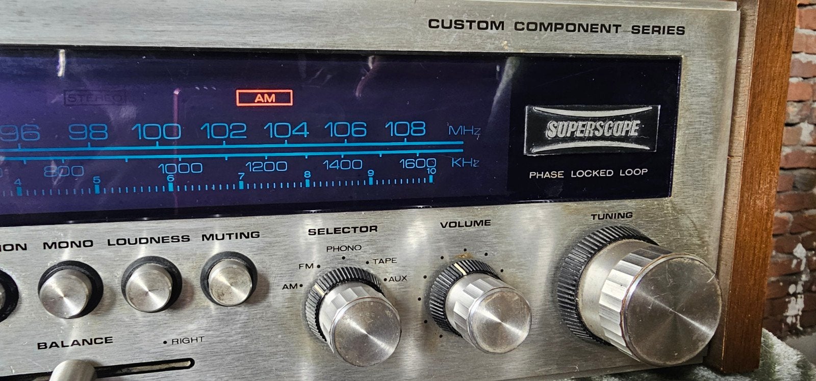 Superscope R-1270 AM/FM Stereo Receiver - Vintage Audio, Gebruikt, 60 tot 120 watt, Stereo, Ophalen