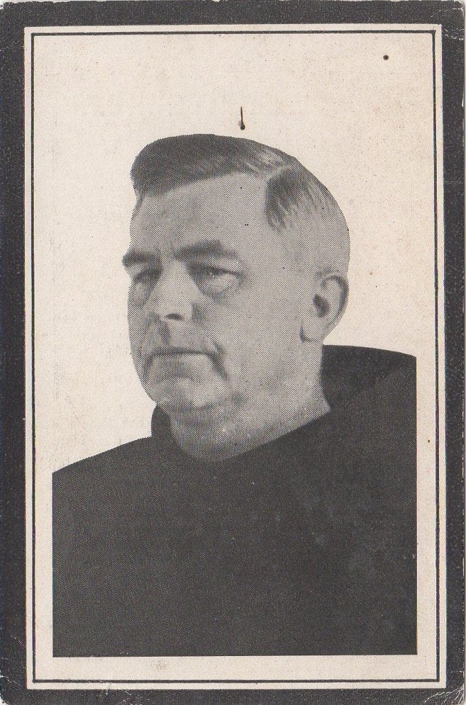pater Silvester Coenen 1890 Weert + 1943 Heerlen, 53 jaar, Ophalen of Verzenden