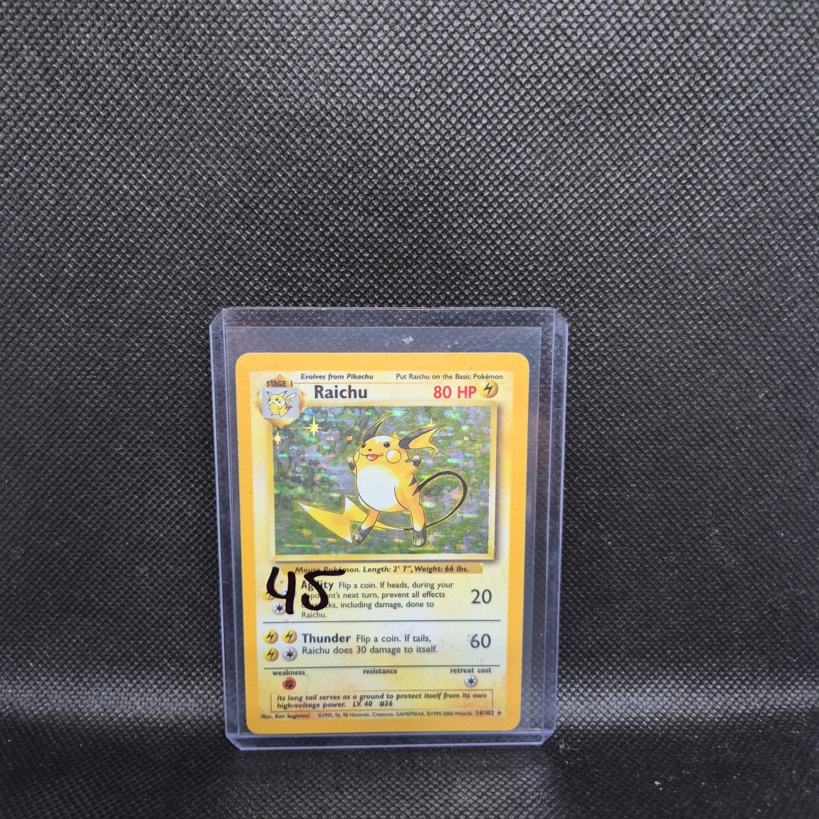 Raichu Base Set, Hobby en Vrije tijd, Ophalen of Verzenden