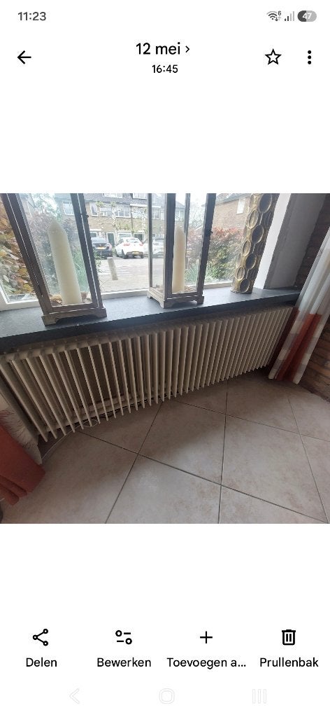 Vasco Tulipa design radiatorplaat, Ophalen, Gebruikt