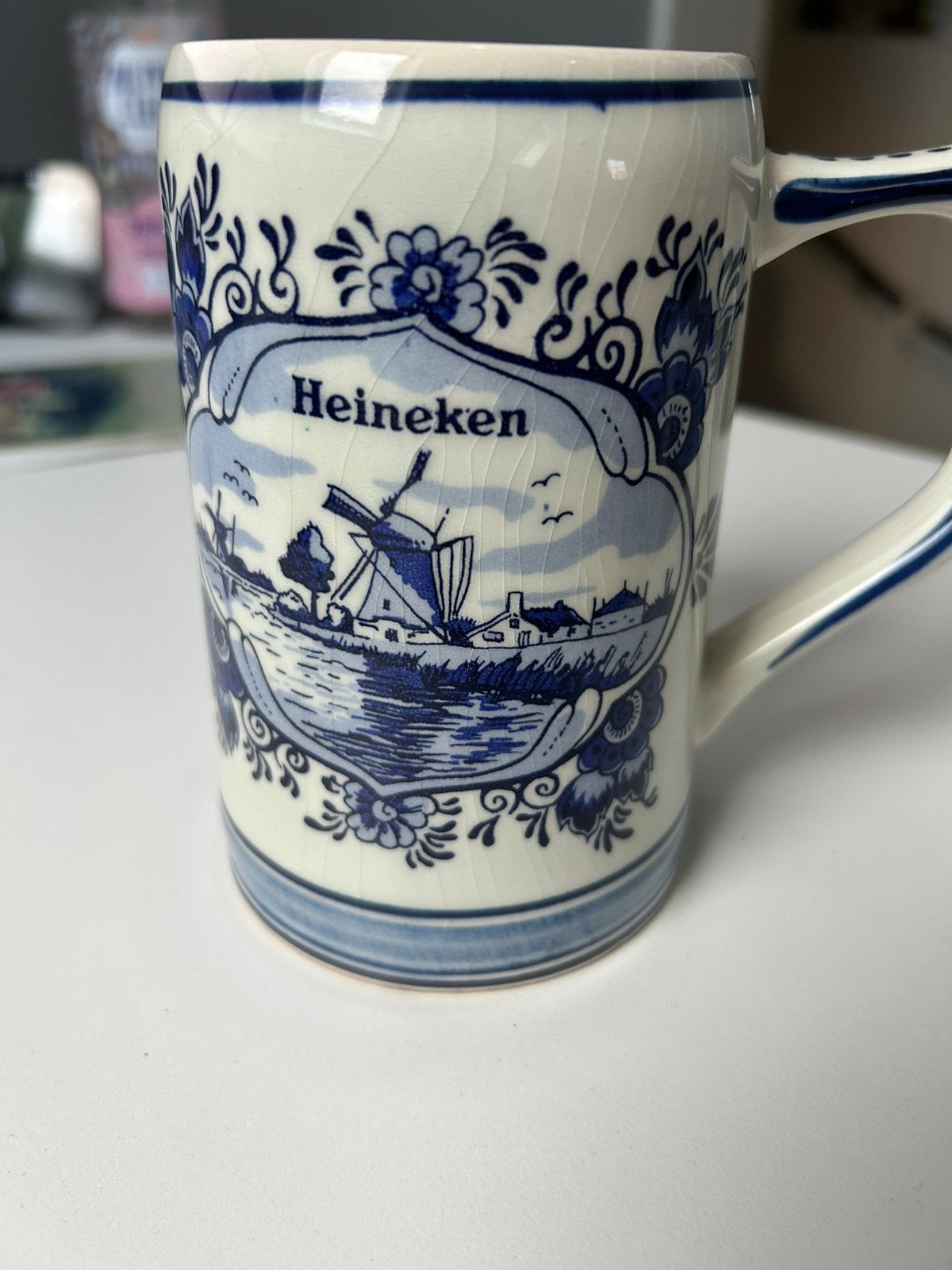 Heineken bierpul Delfts Blauw 1979, Antiek en Kunst, Ophalen of Verzenden