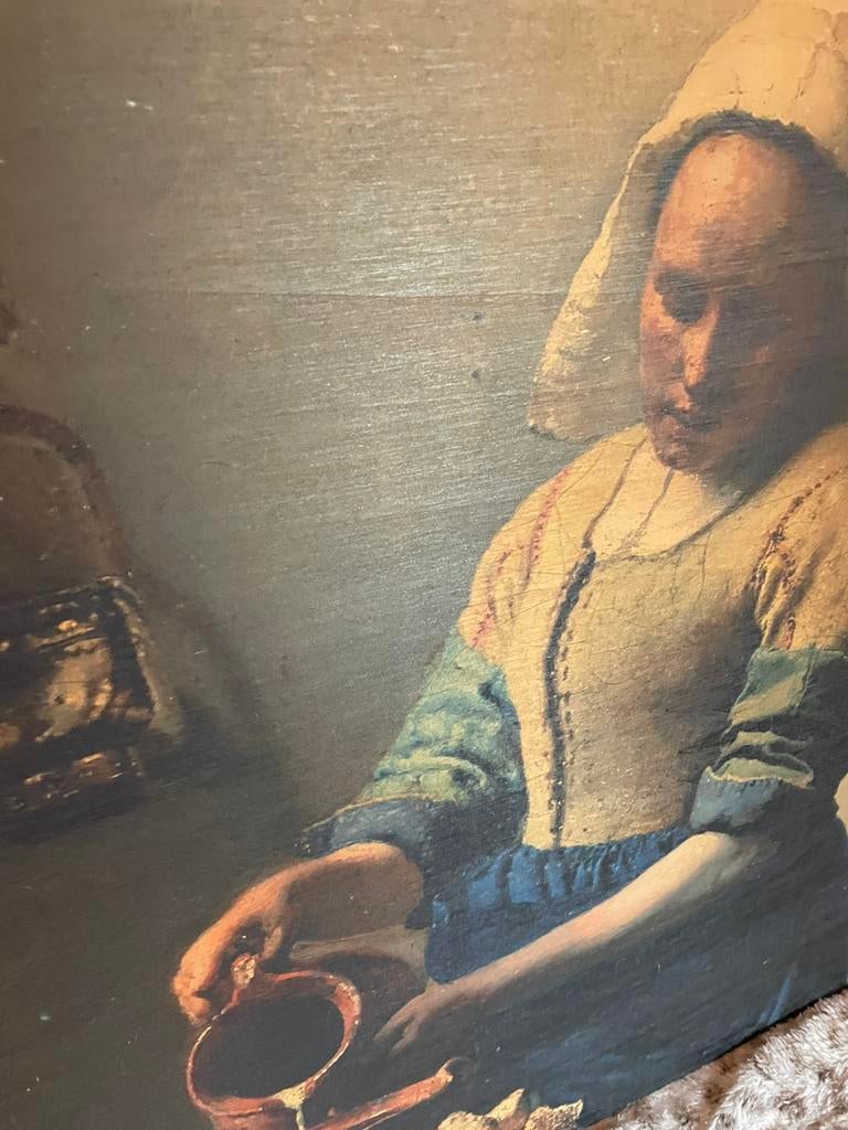 Melkmeisje, Ophalen of Verzenden, Zo goed als nieuw, Schilderij, 50 tot 75 cm