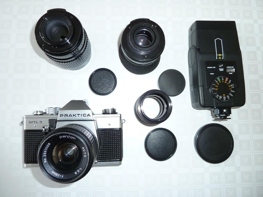 Fotocamera  Practica MTL3, Ophalen of Verzenden, Gebruikt, Spiegelreflex, Overige Merken
