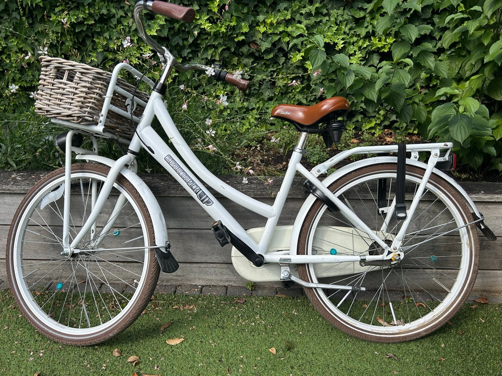 Sparta Pick-Up Meisjesfiets - Wit - Gebruikt, Ophalen, Terugtraprem, Sparta, Gebruikt