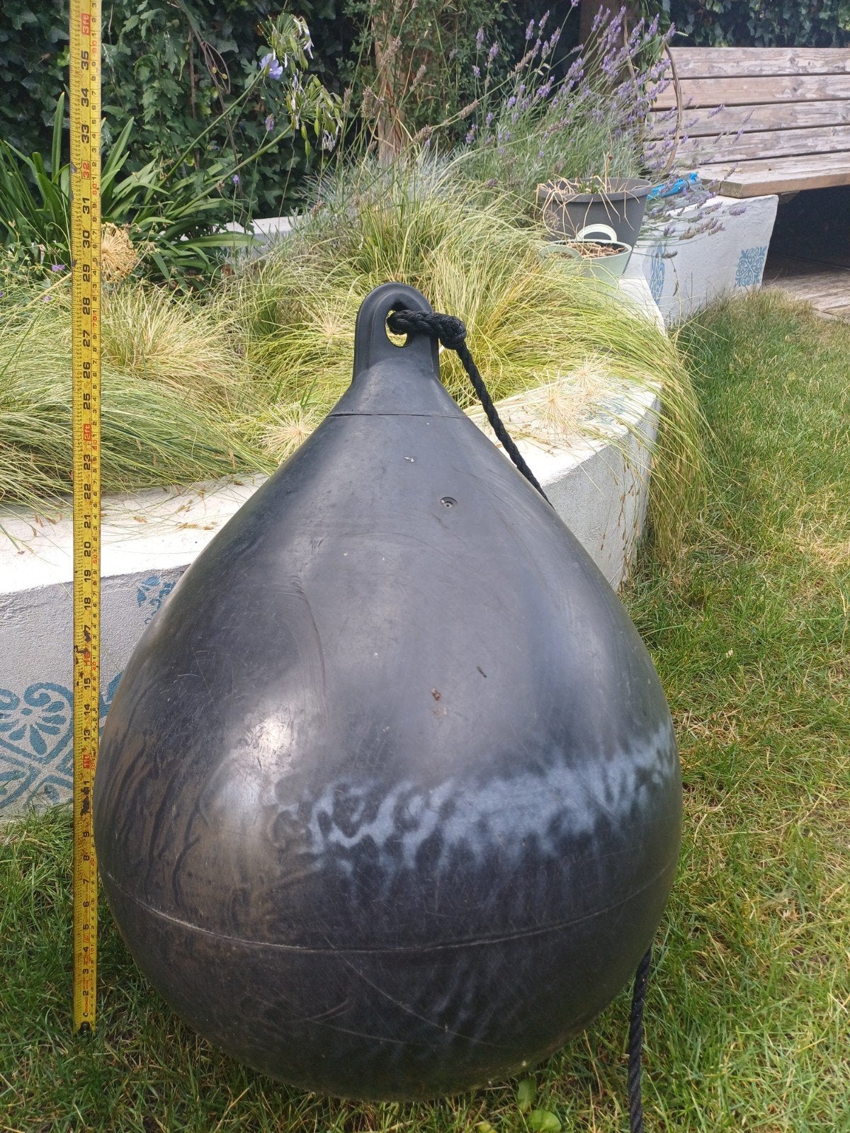 Zwarte stootkussen/bolfender 65cm, Ophalen, Gebruikt, Overige typen
