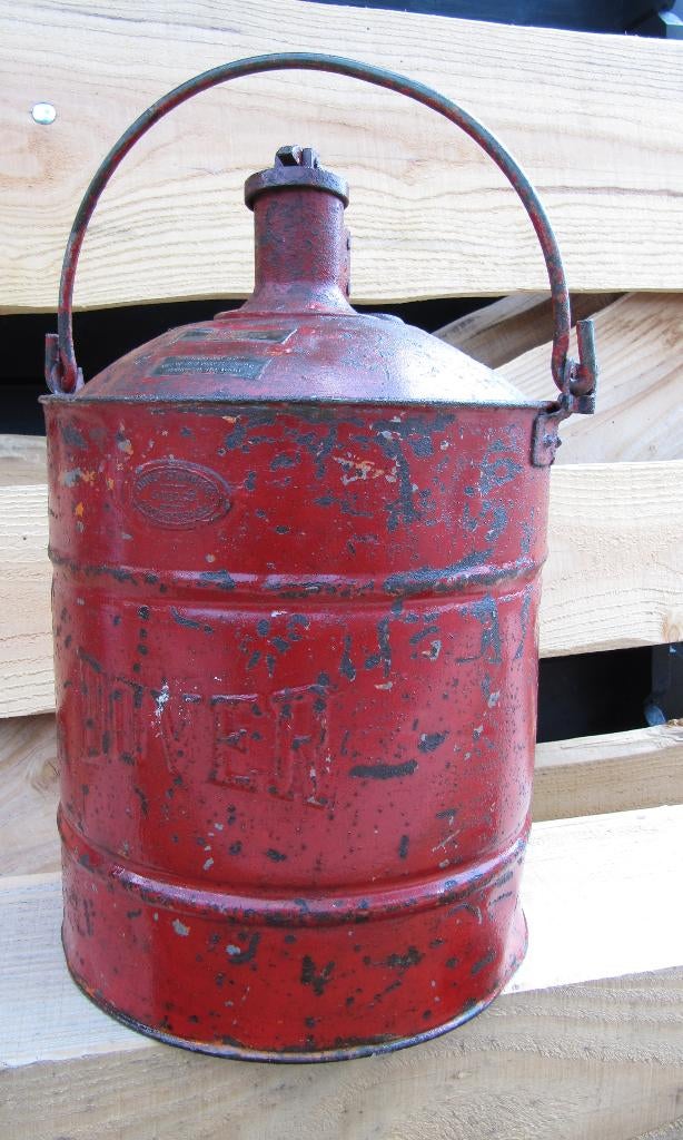 vintage retro Dver Underwriters Laboratories Safety Kan, Antiek en Kunst, Ophalen of Verzenden