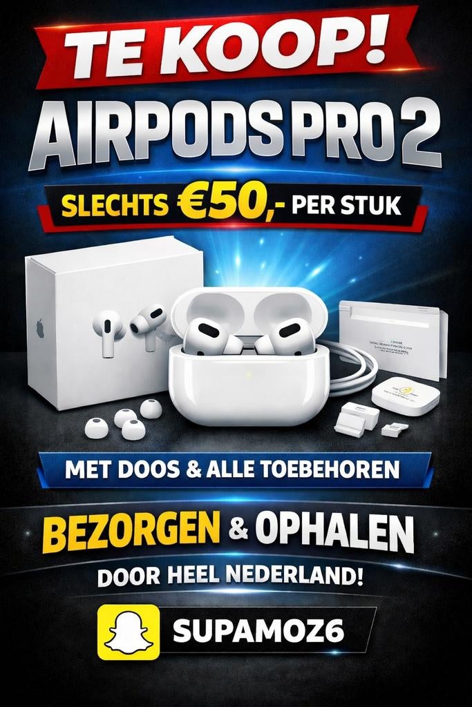 Airpods Pro 2, Ophalen of Verzenden