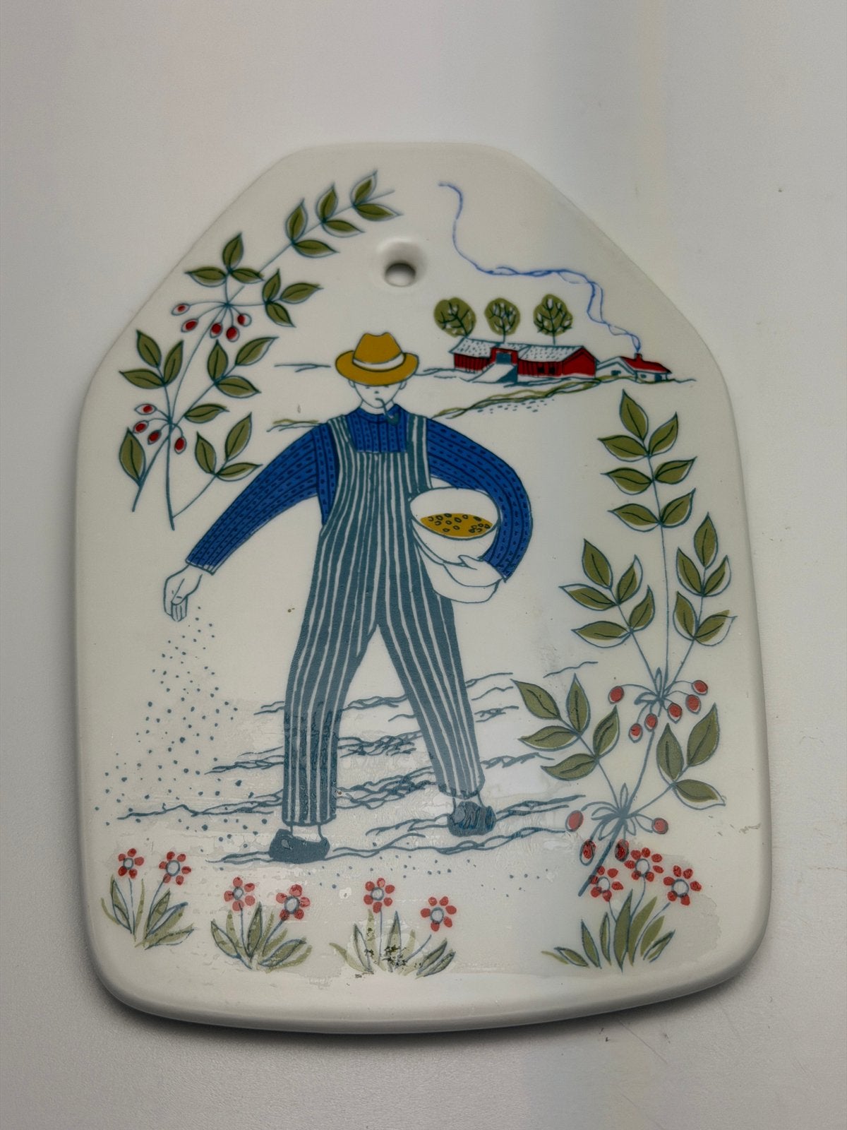 Vintage Figgjo Flint Norge wandtegel – Made in Norway, Ophalen