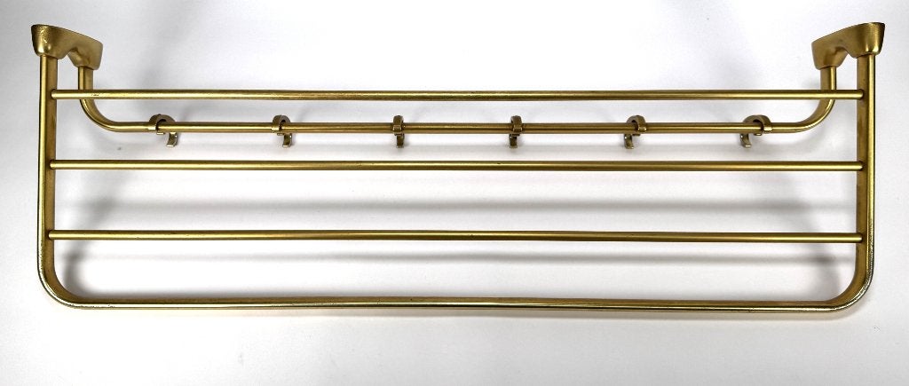 1367. Aluminium kapstok, ca. 1960, Ophalen, Metaal, Wandkapstok, Minder dan 100 cm