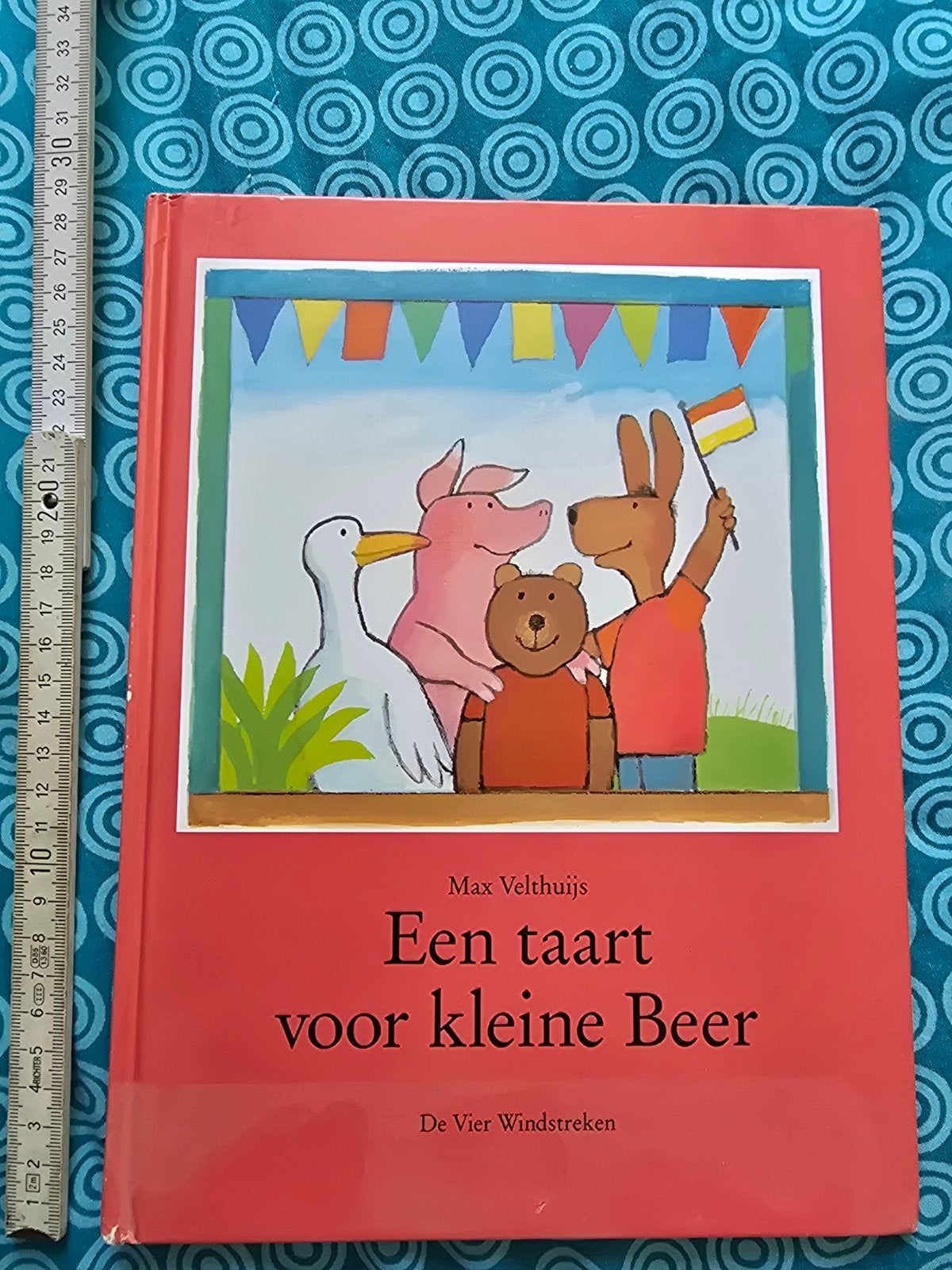 Een taart voor kleine Beer - Max Velthuijs, Boeken, Ophalen of Verzenden, Gelezen, Max Velthuijs, 2 tot 3 jaar