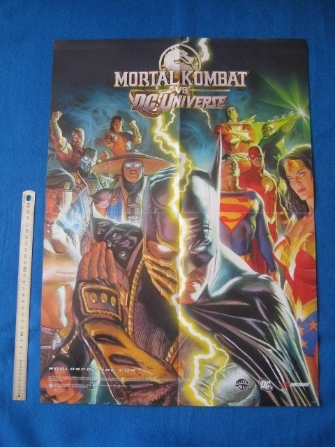 Game Poster Bouncer, Tekken, Mortal Kombat, Street Fighter, Ophalen of Verzenden, Zo goed als nieuw, A1 t/m A3, Film en Tv