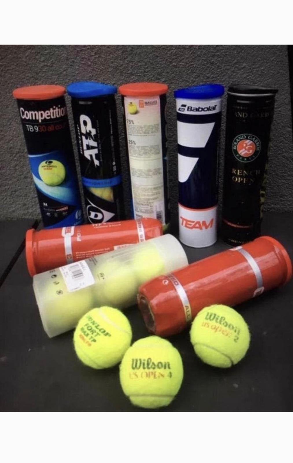 TECNIFBRE X-ONE TENNISBAL IN KOKER, Gebruikt, Ballen, Ophalen of Verzenden, L2