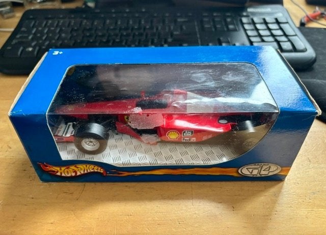 Hot Wheels GP Ferrari, Ophalen of Verzenden, Zo goed als nieuw, Auto, Overige merken