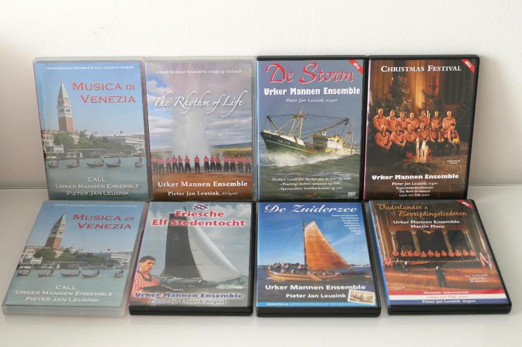 Urker Mannen Ensamble Ume dvd's 8x, Alle leeftijden, Ophalen of Verzenden, Zo goed als nieuw, Muziek en Concerten