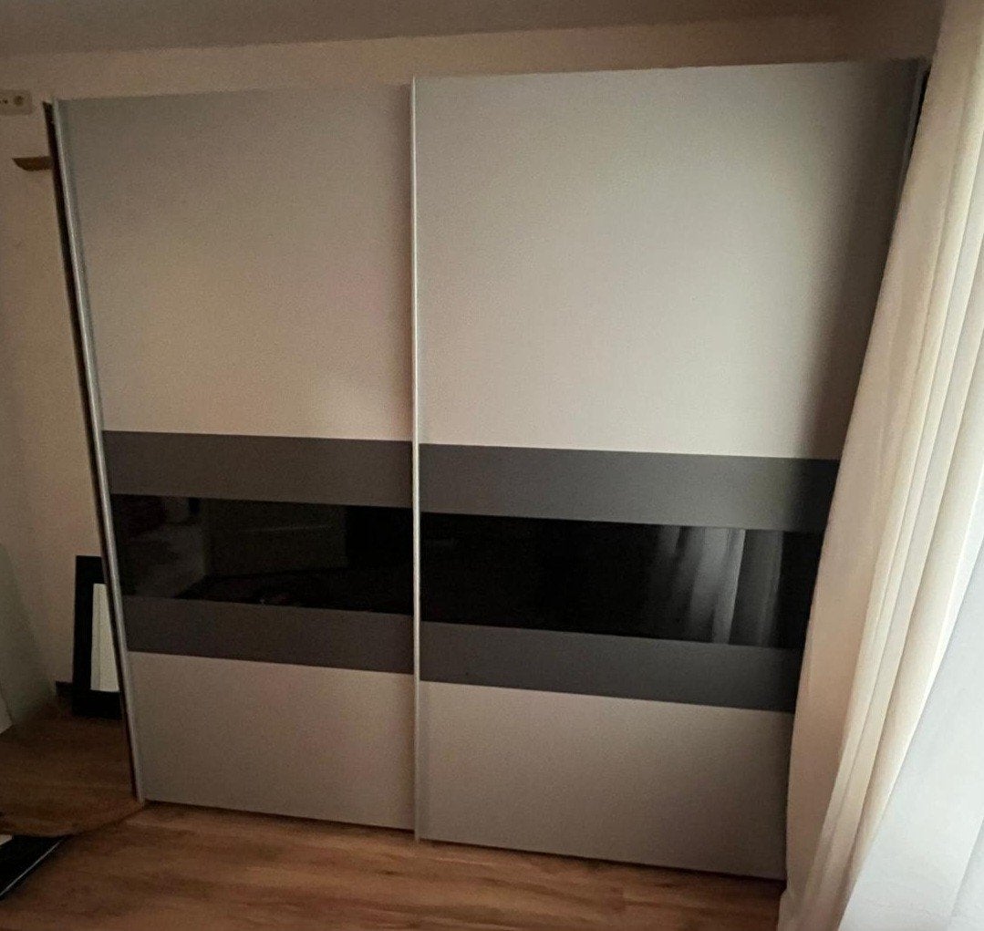 Schuifdeurkast 226x223x60 cm, Huis en Inrichting, Ophalen, Met deur(en), Gebruikt, 200 cm of meer