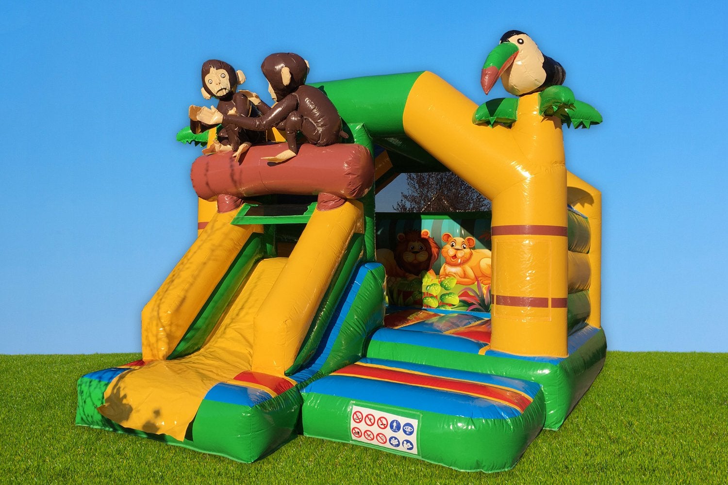 Springkussen jungle medium, Ophalen, Zo goed als nieuw