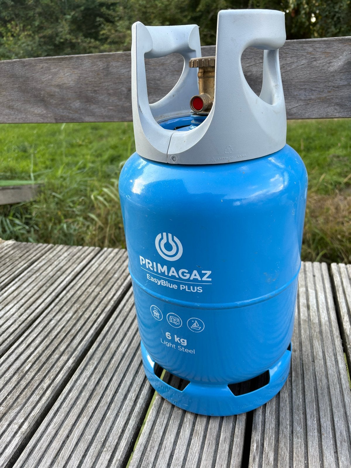 Primagaz EasyBlue PLUS gasfles 6 kg (deels gevuld), Ophalen, Gebruikt