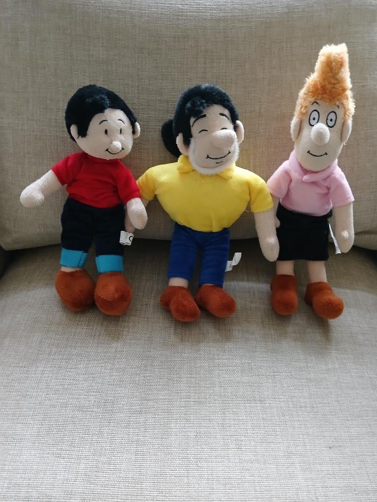 Suske, Lambik en Sidonia knuffels ca.27 cm., Ophalen of Verzenden, Suske en Wiske, Gebruikt, Overige typen