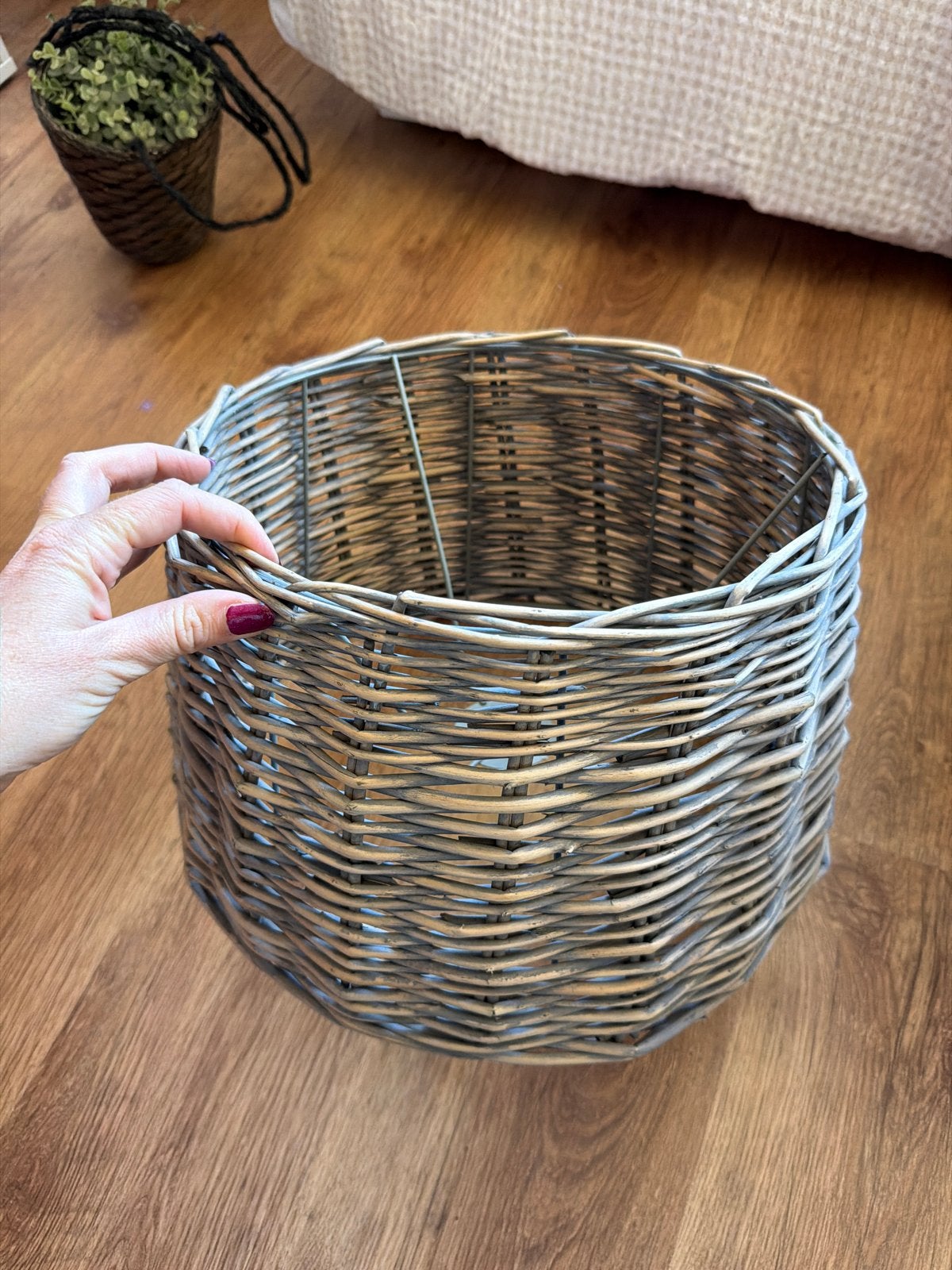 Rotan lampenkap, Ophalen, Zo goed als nieuw