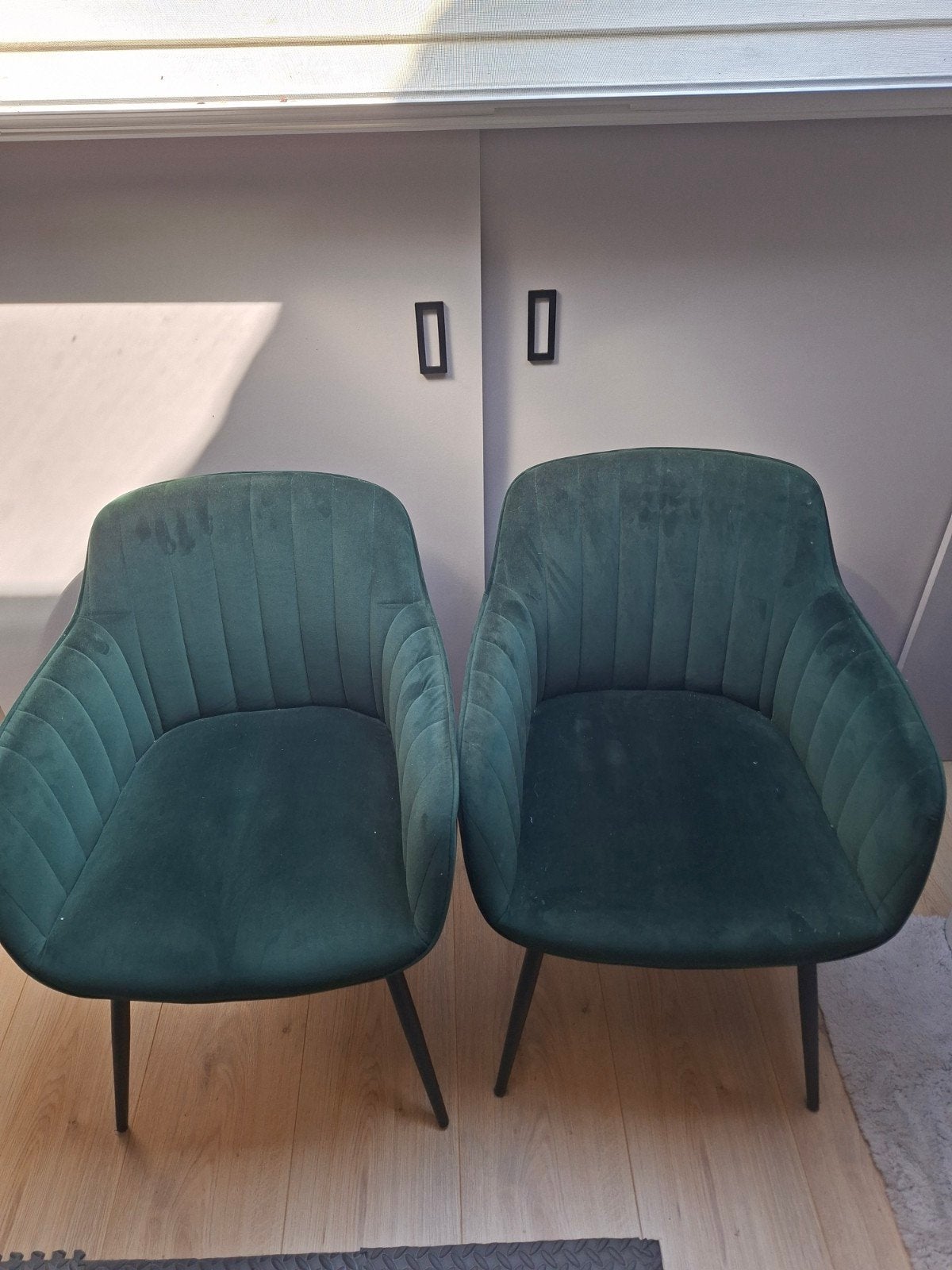 Set van 2 Groene Como Eetkamerstoelen Kwantum, Ophalen, Gebruikt, Twee, Overige kleuren