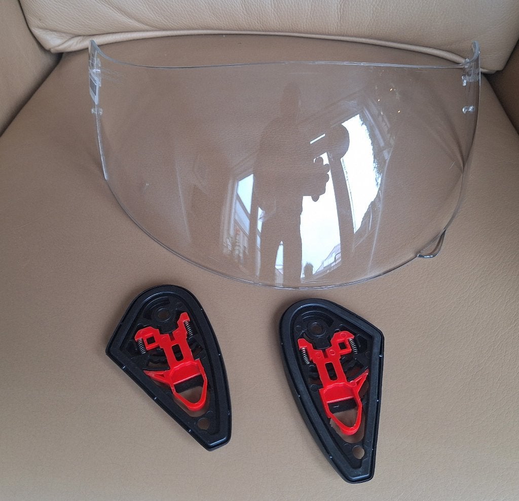 Vizier helm MT-V-06 helder, Motoren, Kleding | Motorhelmen, Integraalhelm, L, Overige merken, Nieuw zonder kaartje, Ophalen of Verzenden