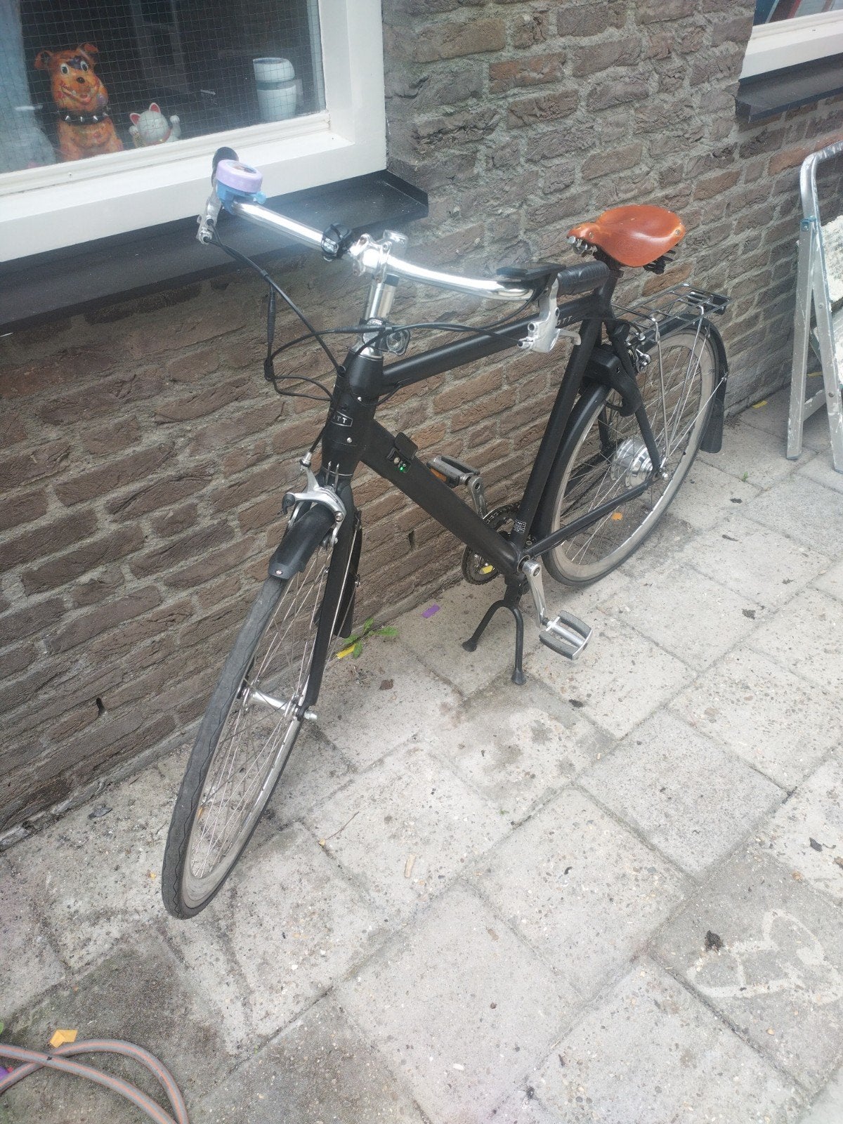 Watt Brooklyn E-bike met Brooks zadel, Fietsen en Brommers, Gebruikt, 59 cm of meer, 50 km per accu of meer, Ophalen