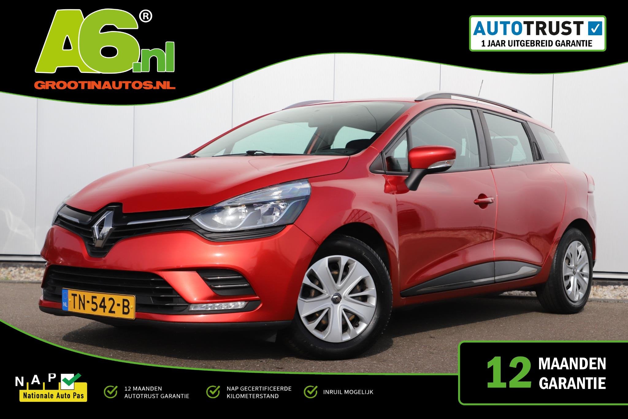 Renault Clio 0.9 TCe Zen Navigatie Bluetooth Airco Cruise Co, Auto's, Voorwielaandrijving, 898 cc, Gebruikt, Euro 6