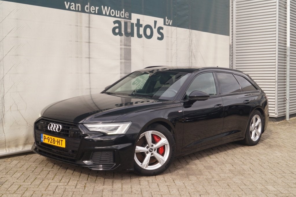 Audi A6 Avant 55 TFSI e PHEV Quattro Competition -LEER-PANO-, Auto's, Automaat, Dealer onderhouden, Gebruikt, Euro 6