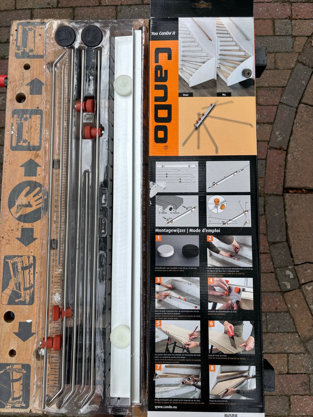 Cando Trapspin meetinstrument voor traprenovatie, Ophalen of Verzenden, Zo goed als nieuw, Afstand