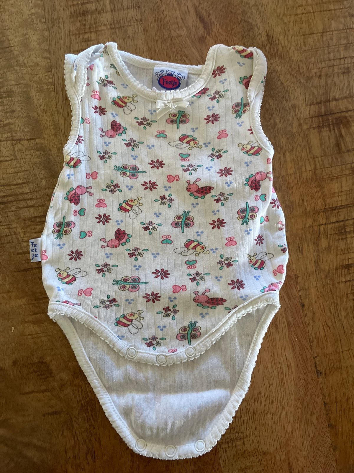 Feetje Romper Maat 50/56 met Vrolijke Print, Ophalen of Verzenden, Gebruikt, Jongetje of Meisje
