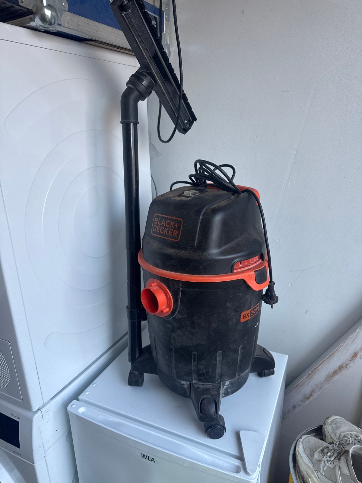 Black+Decker bx20p  bouwstofzuiger, Gebruikt, Industriële stofzuiger, 1200 tot 1600 watt, Ophalen