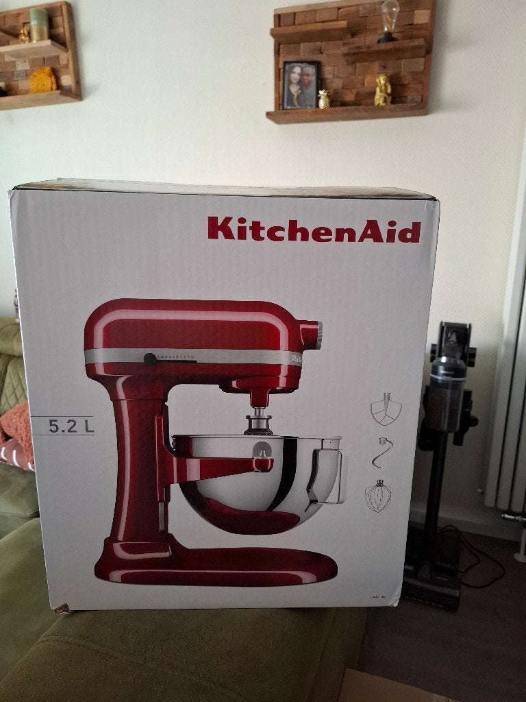 Kitchenaid mixer nieuw!, 4 liter of meer, Ophalen of Verzenden, Nieuw, 3 snelheden of meer
