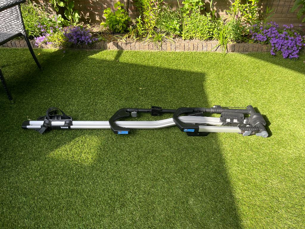 Thule upride fietsendrager, Auto diversen, Fietsendragers, Ophalen, 1 fiets, Gebruikt, Dakdrager