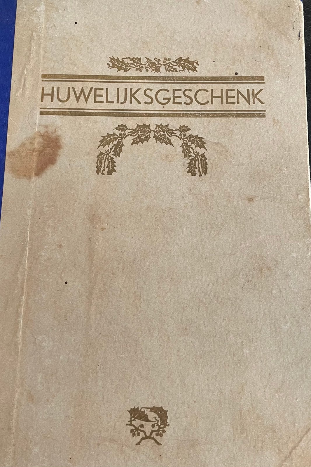 Huwelijk geschenk Jaren 1930 Bij Huwelijk., Ophalen of Verzenden, Zo goed als nieuw