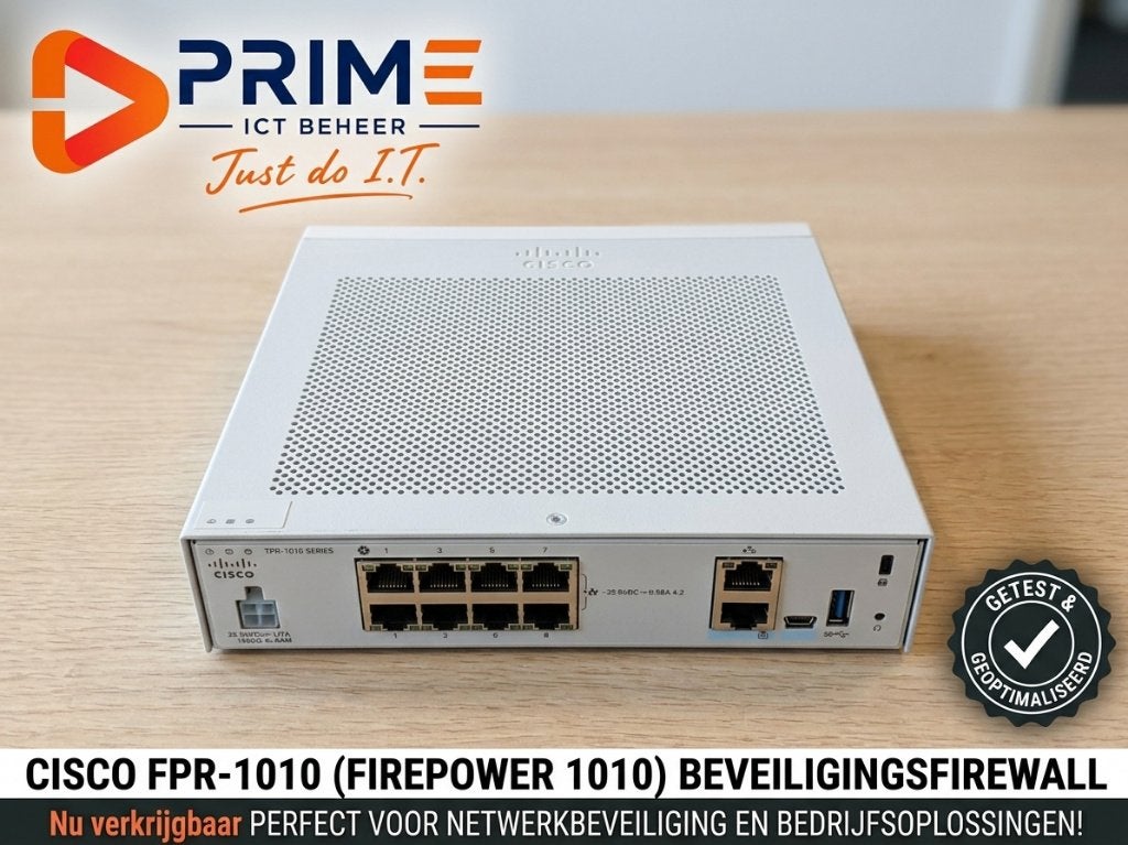 Cisco FPR-1010 V01 Ethernet Firewall (10+ leverbaar), Cisco Systems, Inc. Attn: Data Protection, Haarlerbergweg 13-19, 1101 CH Amsterdam-Zuidoost