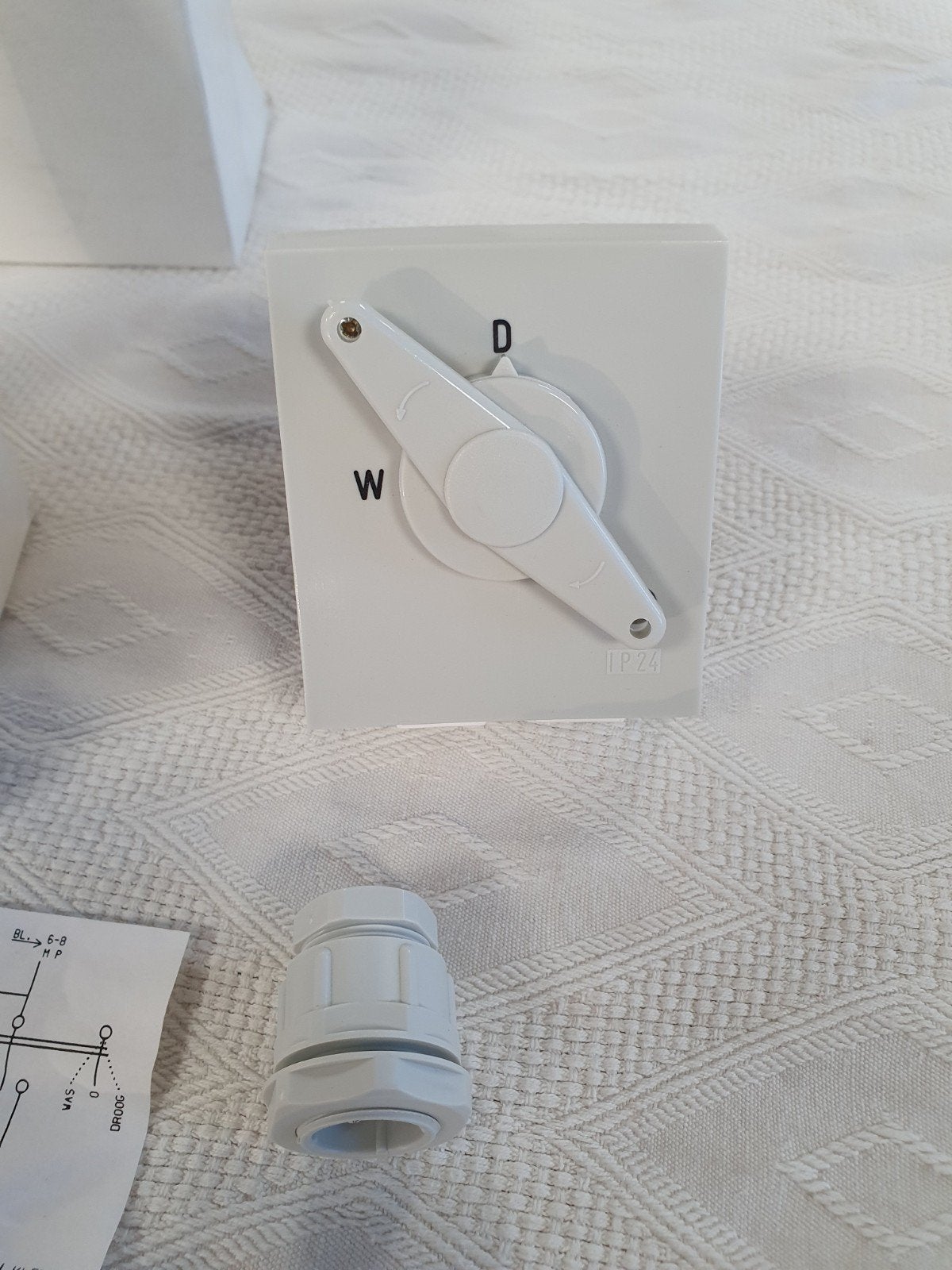 Wasmachine-droger schakelaar GE WITU16/2/X85, nieuw, Witgoed en Apparatuur, Ophalen of Verzenden, Nieuw