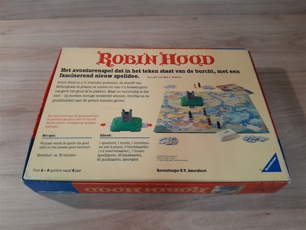 Robin Hood - op jacht naar het goud van de sherrif - s5808, Hobby en Vrije tijd, Verzenden, Zo goed als nieuw