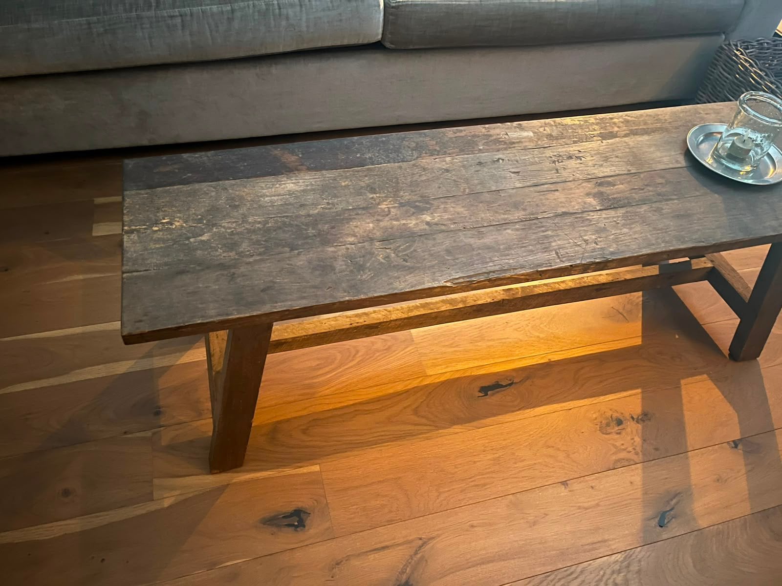 Nieuw Aura Peeperkorn bankje., Ophalen, Nieuw, Rechthoekig, 100 tot 150 cm