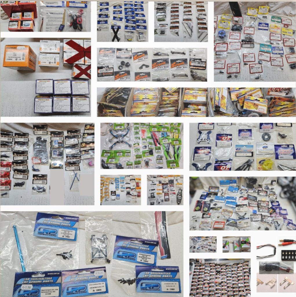 Partij RC onderdelen, Kyosho, Xray, HPI, Serpent, vanalles, Nieuw, Onderdeel, Overige schalen, Overige typen