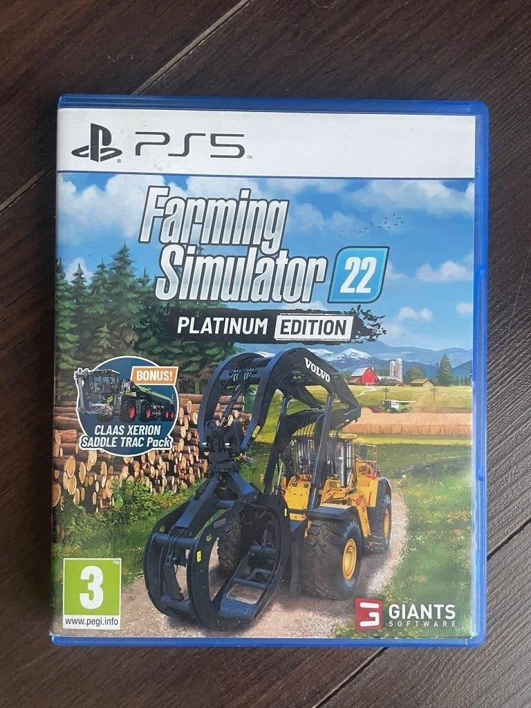 Farming Simulator 22 PS5 Platinum Edition, Ophalen of Verzenden, Zo goed als nieuw