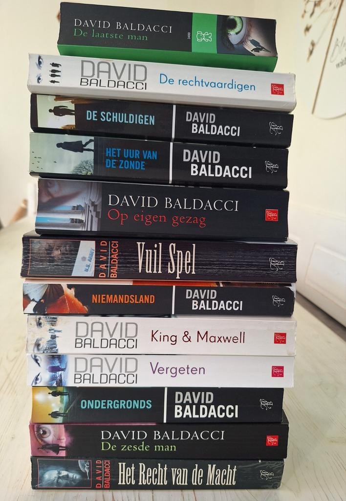 David Baldacci Boekenpakket - 12 Spannende Thrillers, Boeken, Ophalen, Gelezen, David Baldacci
