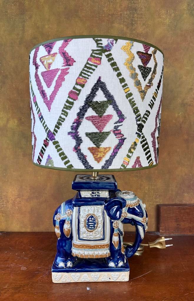 Handgemaakte olifanten lamp, Ophalen of Verzenden