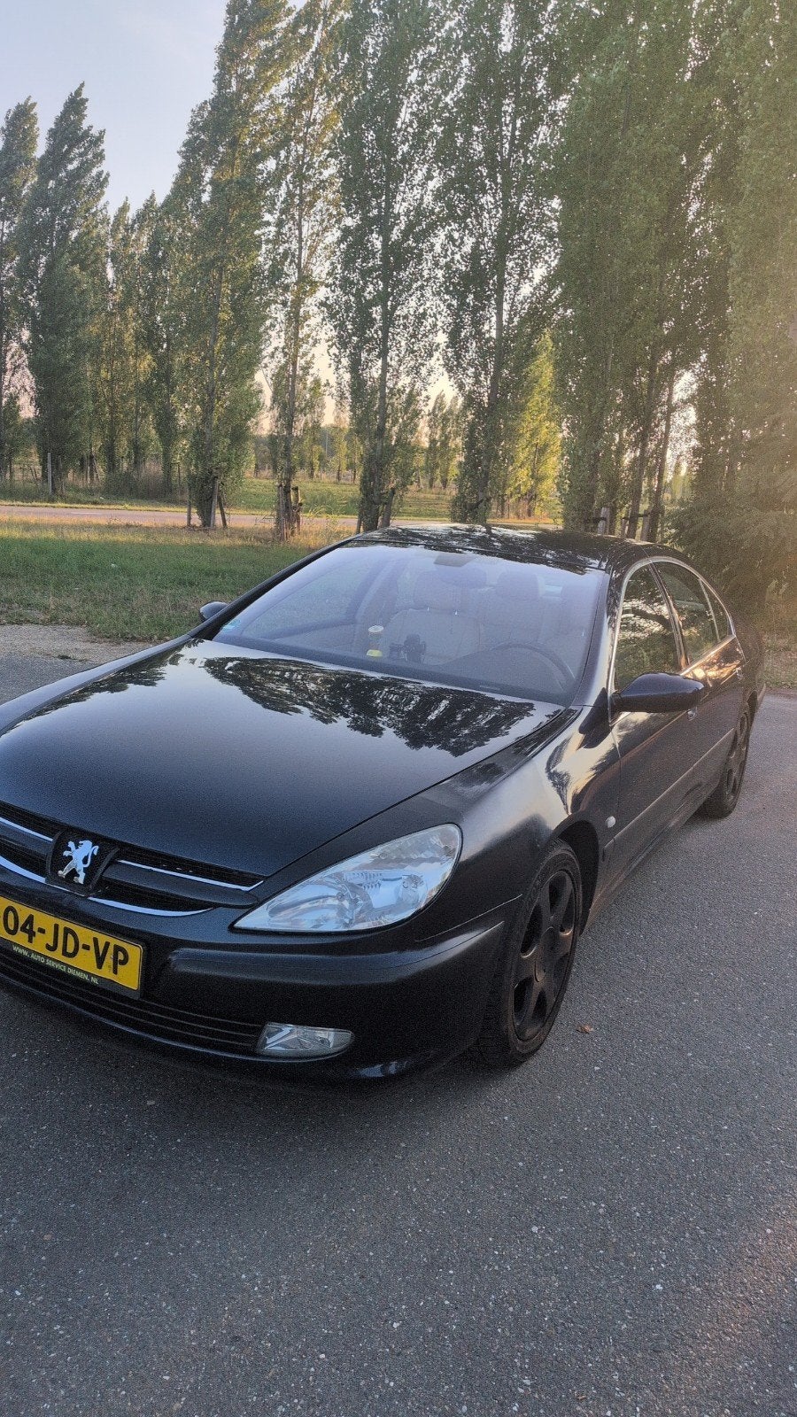 Peugeot 607 2.2 16V AUT 2002 Blauw, Auto's, Peugeot, 1800 kg, 2230 cc, 4 cilinders, 157 pk