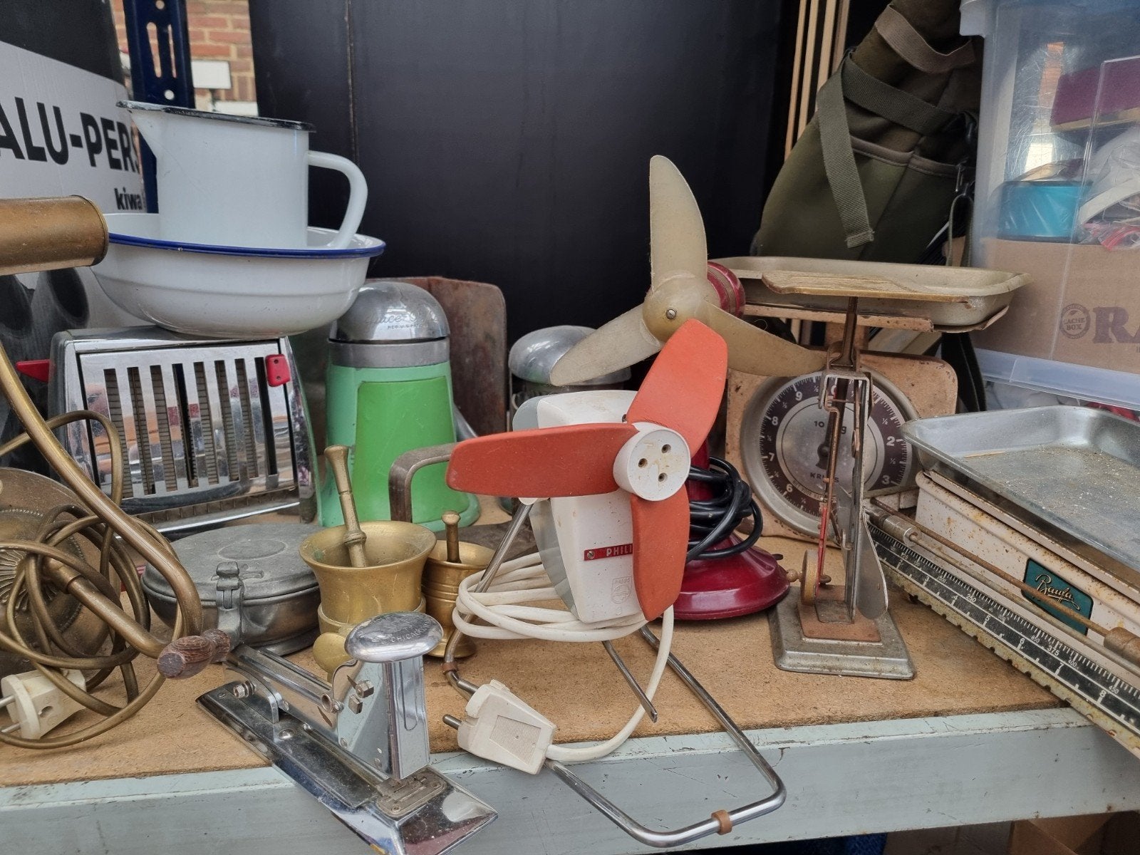 antieke/vintage rommelmarktspullen., Diversen, Rommelmarktspullen, Ophalen, Gebruikt