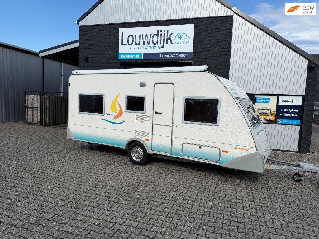 EIFELLAND Holiday 500 TK ’02 (6 pers., Stapelbed), Caravans en Kamperen, Caravans, Overige typen, 7 tot 8 meter, Bedrijf, Treinzit