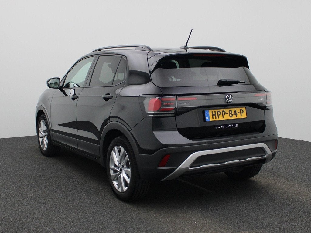 Volkswagen T-Cross 1.0 TSI Life Edition 116 PK| Navigatie |, Auto's, Volkswagen, 12 maanden, Gebruikt, 116 pk, Zwart