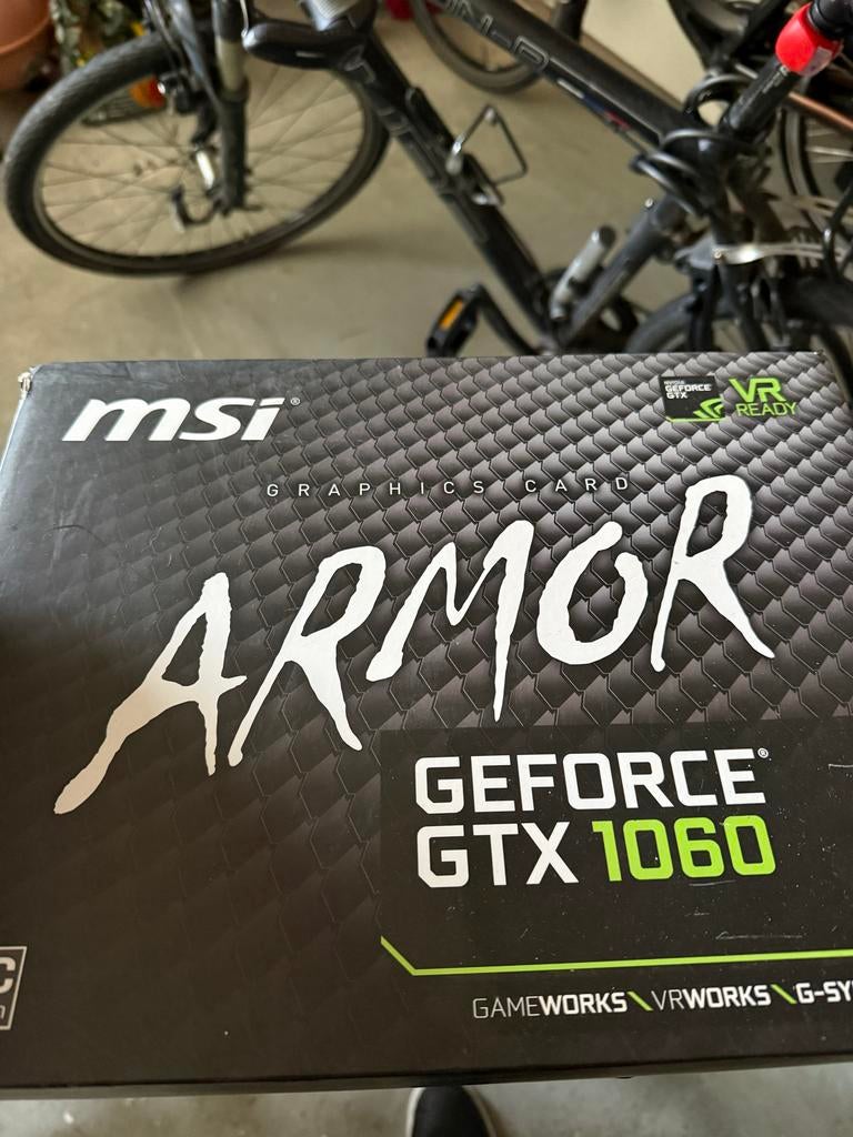 MSI GeForce GTX 1060 6GB Armor Grafische Kaart, PCI-Express 3, Gebruikt, HDMI, Verzenden